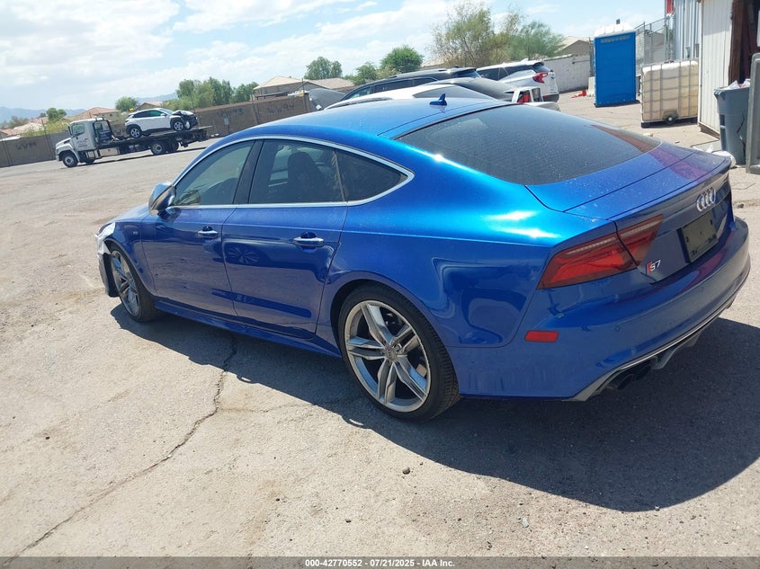 Vin: wau2fafc0hn041495, lot: 43263910, audi s7 4.0t premium plus 20173