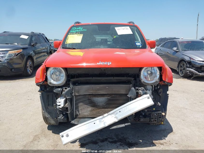 2018 Jeep Renegade Latitude 4X4 VIN: ZACCJBBB3JPG86356 Lot: 42770746