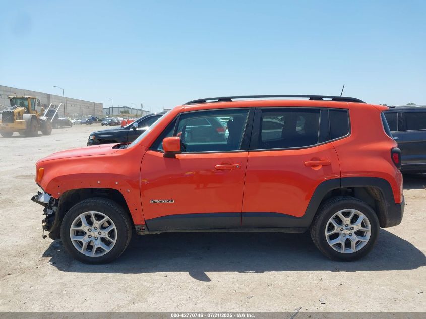 2018 Jeep Renegade Latitude 4X4 VIN: ZACCJBBB3JPG86356 Lot: 42770746
