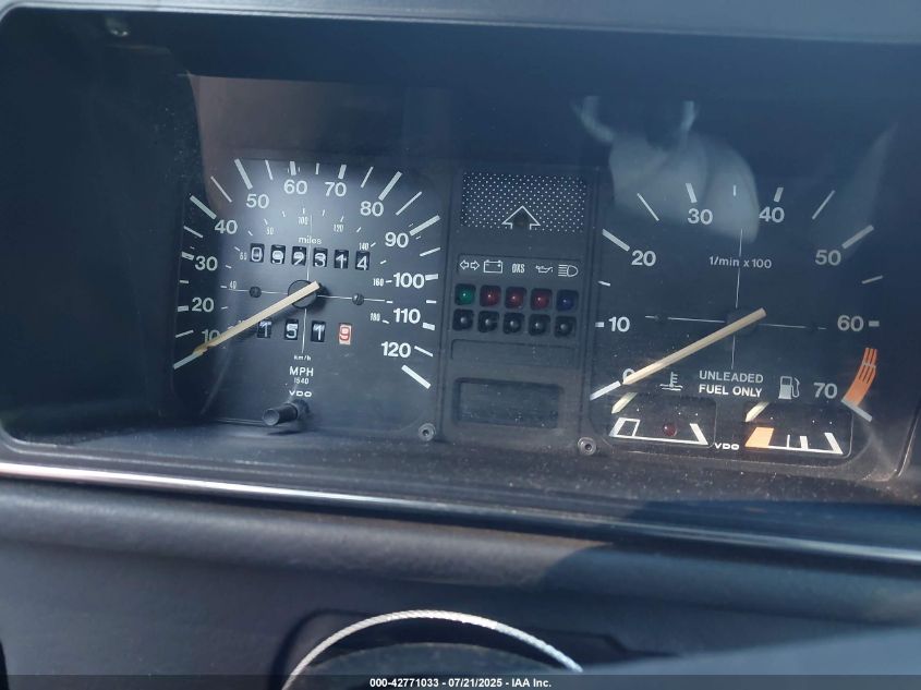 1987 Volkswagen Cabriolet VIN: WVWCA0159HK032465 Lot: 42771033