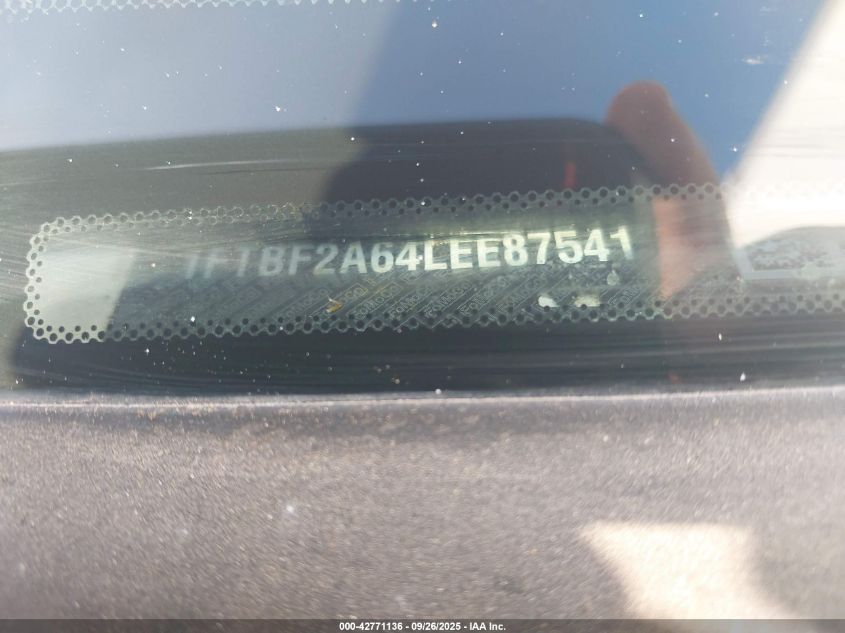 2020 Ford F-250 Xl VIN: 1FTBF2A64LEE87541 Lot: 42771136