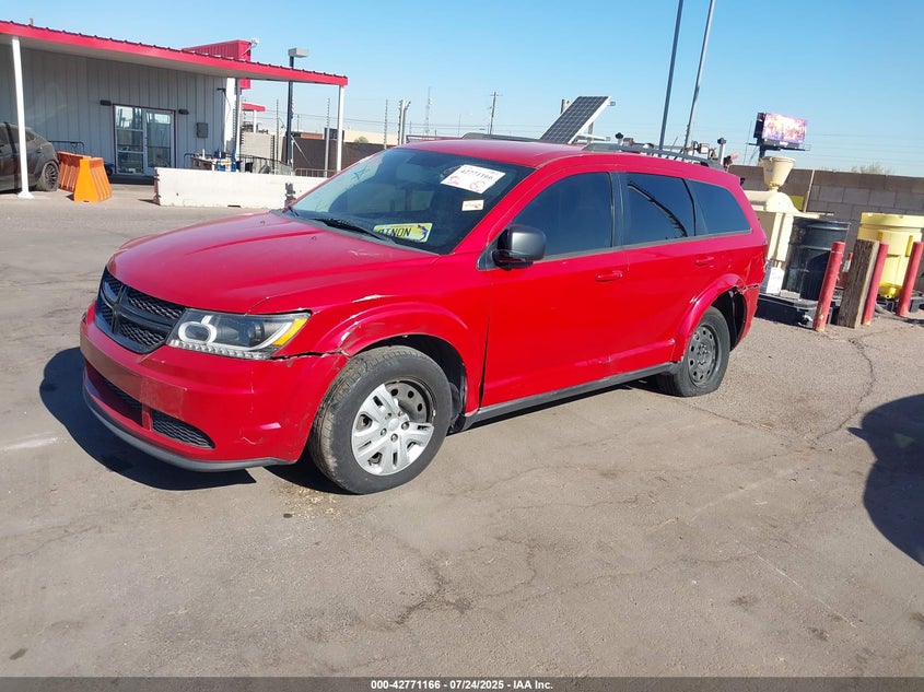 Vin: 3c4pdcab0gt139580, lot: 43264523, dodge journey se 20162