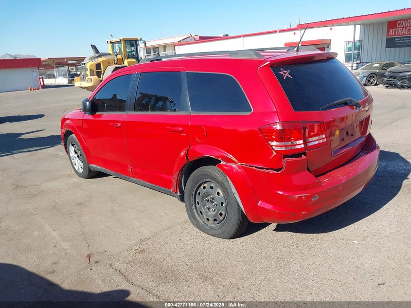 Vin: 3c4pdcab0gt139580, lot: 43264523, dodge journey se 20163
