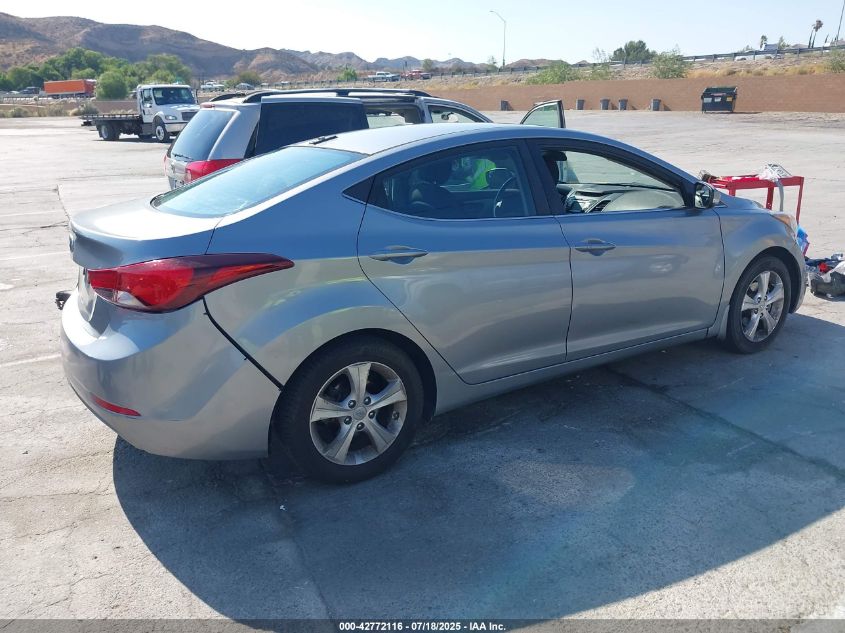 2016 Hyundai Elantra Value Edition VIN: 5NPDH4AE8GH774859 Lot: 42772116