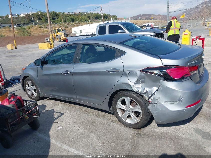 2016 Hyundai Elantra Value Edition VIN: 5NPDH4AE8GH774859 Lot: 42772116