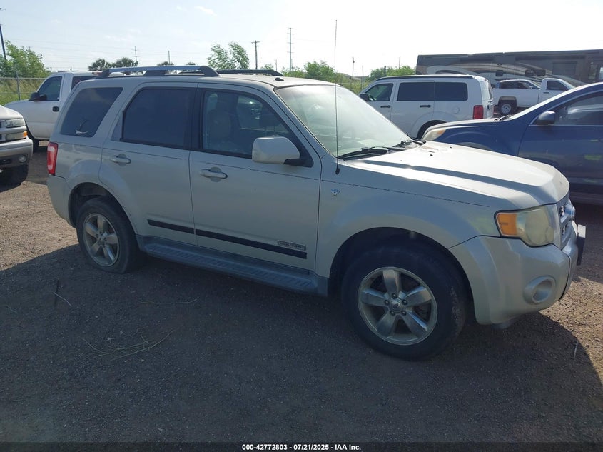 1FMCU041X8KC25252 2008 Ford Escape Limited auction photo 1