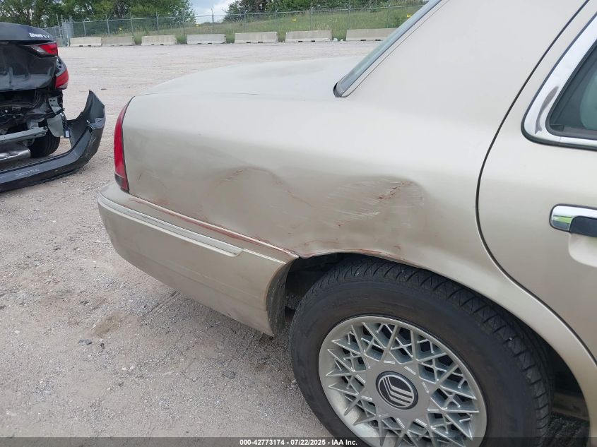 2000 Mercury Grand Marquis Gs VIN: 2MEFM74W2YX743938 Lot: 42773174