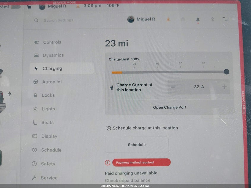 2023 Tesla Model 3 Rear-Wheel Drive VIN: 5YJ3E1EA6PF446672 Lot: 42773967