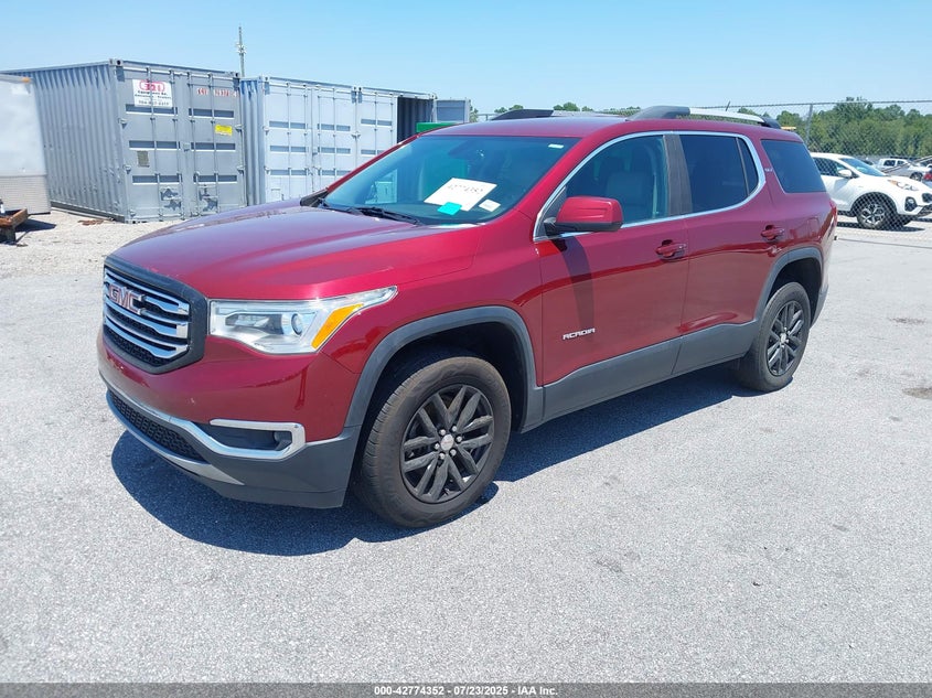 Vin: 1gkknmls9jz213805, lot: 43267748, gmc acadia slt-1 20182