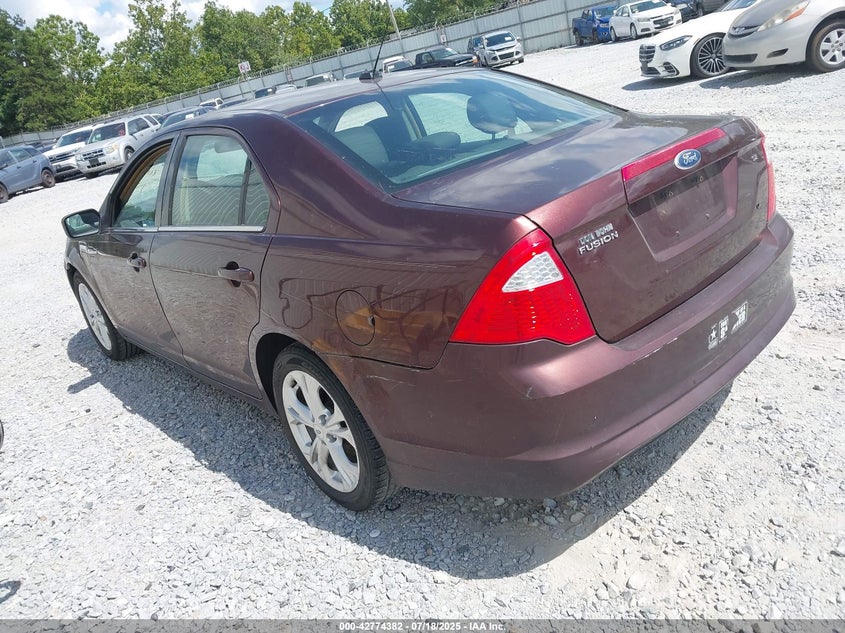 Vin: 3fahp0ha0cr167514, lot: 43267778, ford fusion se 20123
