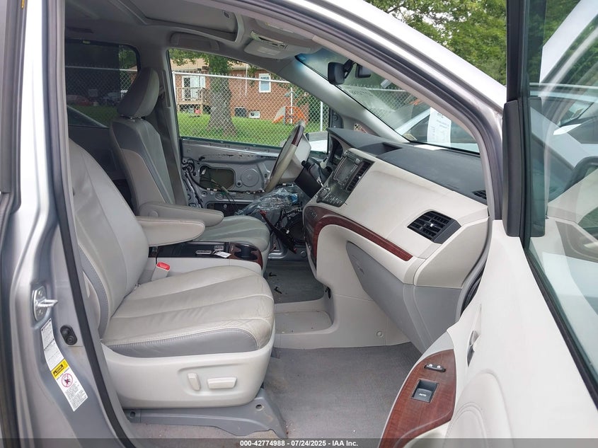 2011 Toyota Sienna Limited VIN: 5TDDK3DC3BS017280 Lot: 42774988