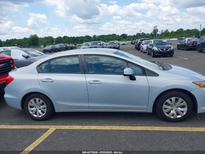 2012 Honda Civic Lx VIN: 2HGFB2F54CH586139 Lot: 42775339