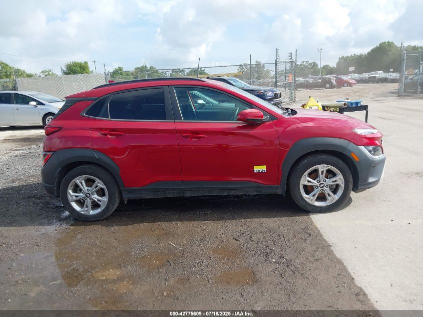 2022 Hyundai Kona Sel VIN: KM8K62AB2NU900249 Lot: 42775609