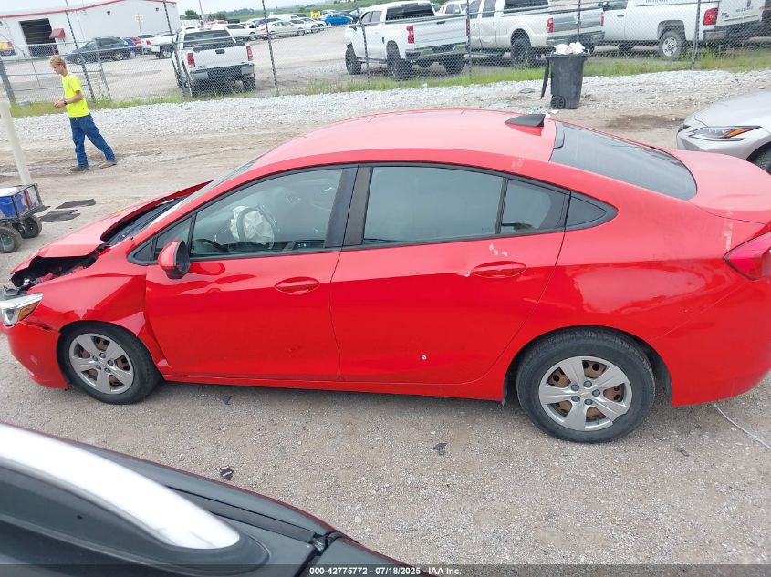 2018 Chevrolet Cruze Ls Auto VIN: 1G1BC5SM0J7203615 Lot: 42775772