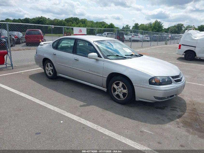2004 Chevrolet Impala Ls grey sedan gasoline 2G1WH52K449252935 photo #1