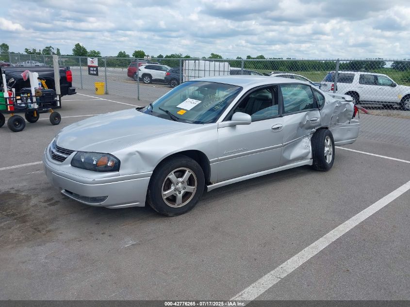 2004 Chevrolet Impala Ls grey sedan gasoline 2G1WH52K449252935 photo #3