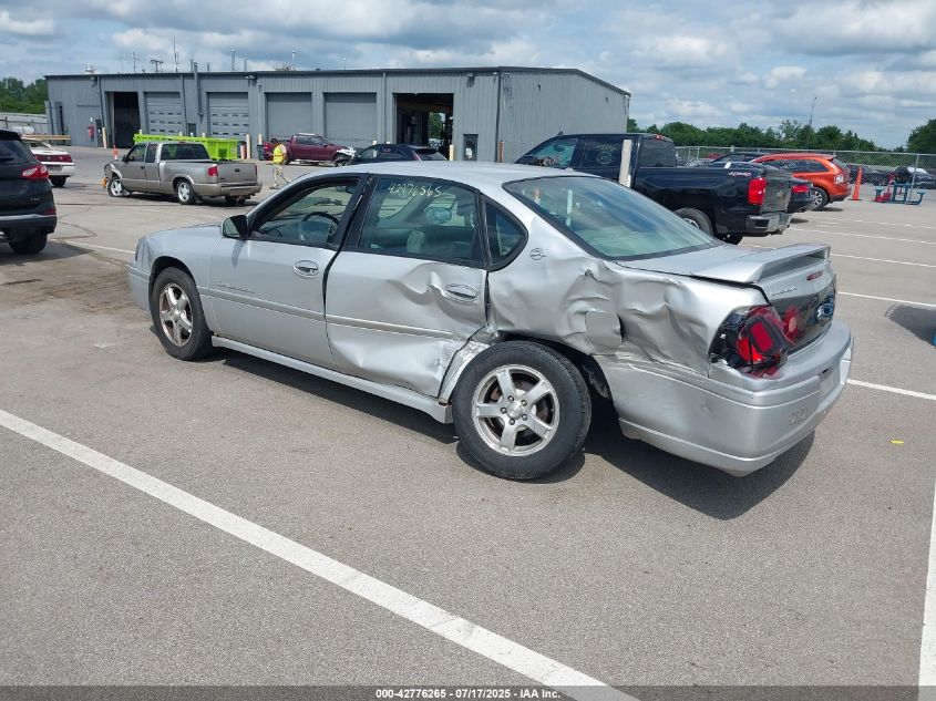 2004 Chevrolet Impala Ls grey sedan gasoline 2G1WH52K449252935 photo #4