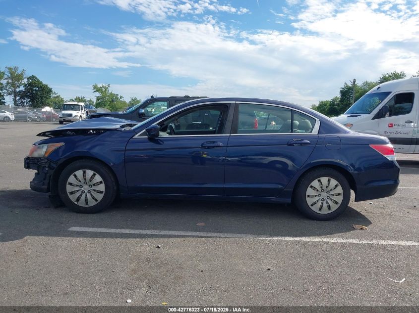 2009 Honda Accord 2.4 Lx VIN: 1HGCP26359A165900 Lot: 42776323