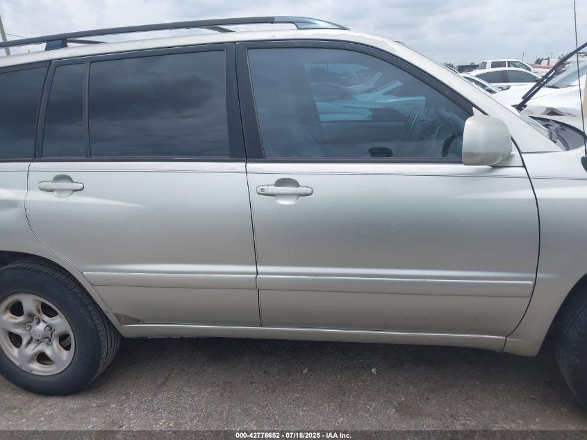 2005 Toyota Highlander VIN: JTEDD21A450116524 Lot: 42776652