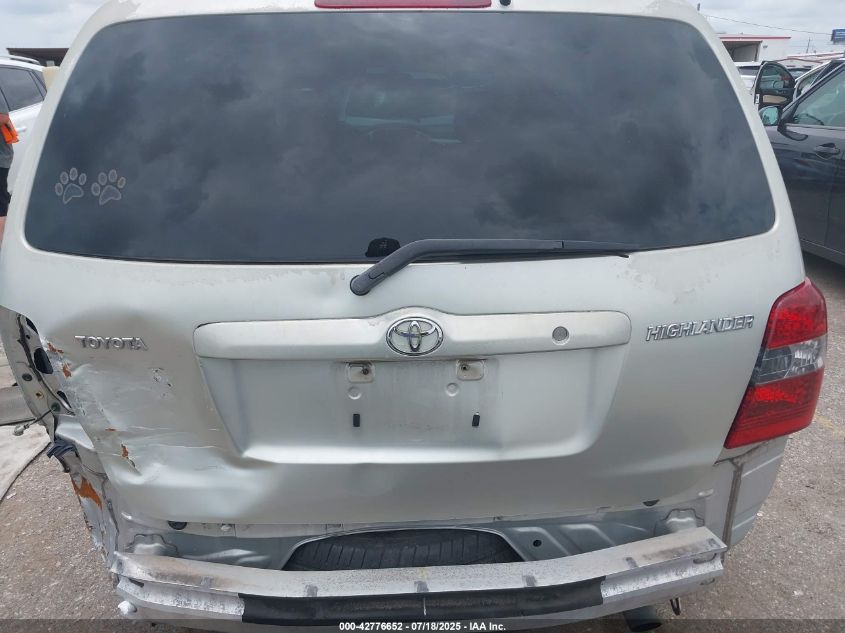 2005 Toyota Highlander VIN: JTEDD21A450116524 Lot: 42776652