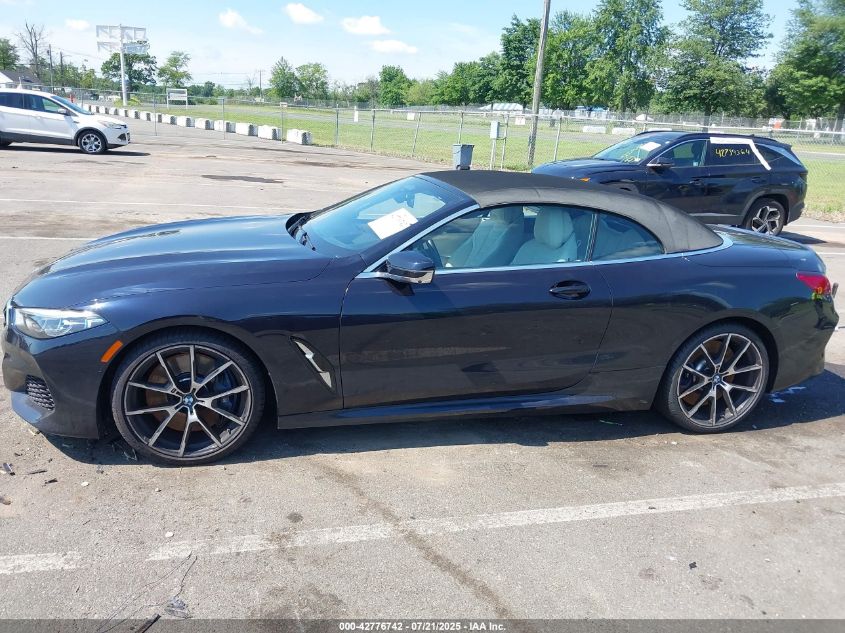 2021 BMW M850I xDrive VIN: WBAFY4C08MLF65557 Lot: 42776742