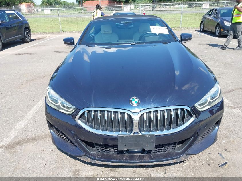 2021 BMW M850I xDrive VIN: WBAFY4C08MLF65557 Lot: 42776742
