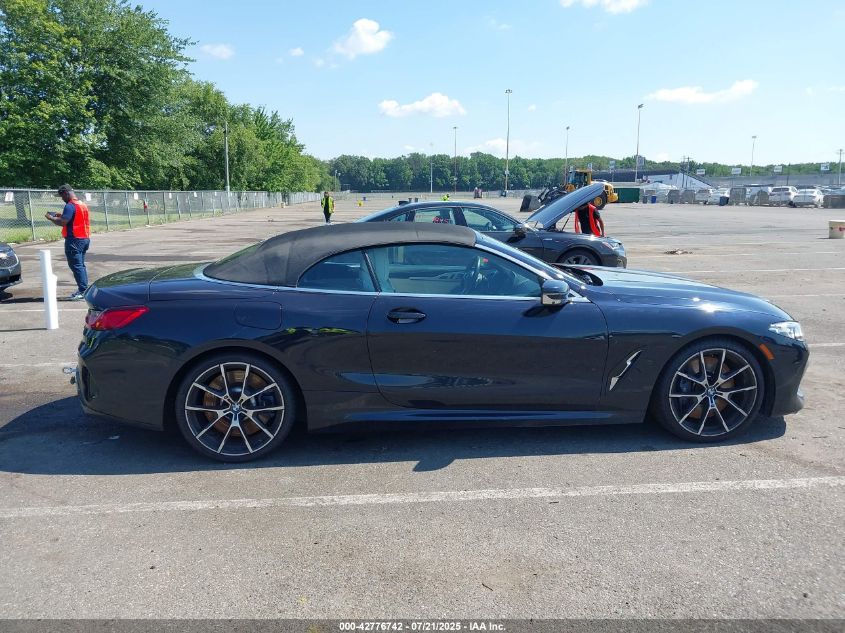 2021 BMW M850I xDrive VIN: WBAFY4C08MLF65557 Lot: 42776742