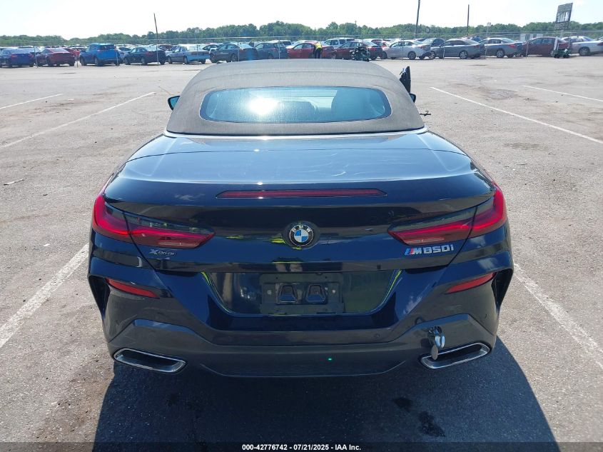 2021 BMW M850I xDrive VIN: WBAFY4C08MLF65557 Lot: 42776742