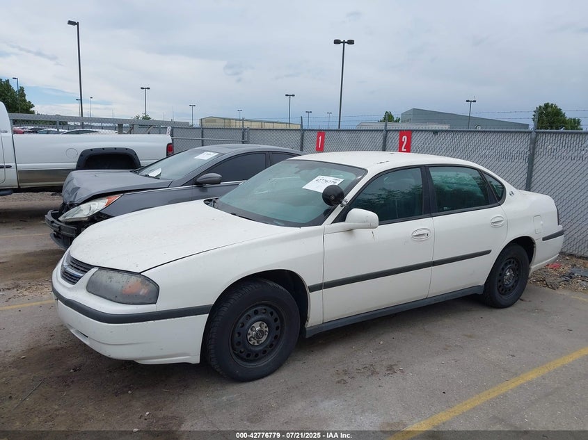 2005 Chevrolet Impala Police white sedan gasoline 2G1WF55K759214876 photo #3