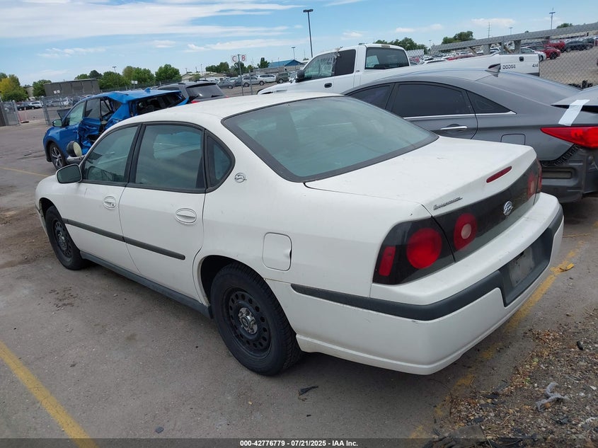 2005 Chevrolet Impala Police white sedan gasoline 2G1WF55K759214876 photo #4