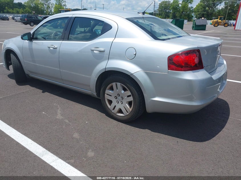 Vin: 1c3cdzab7cn216025, lot: 43270512, dodge avenger se 20123