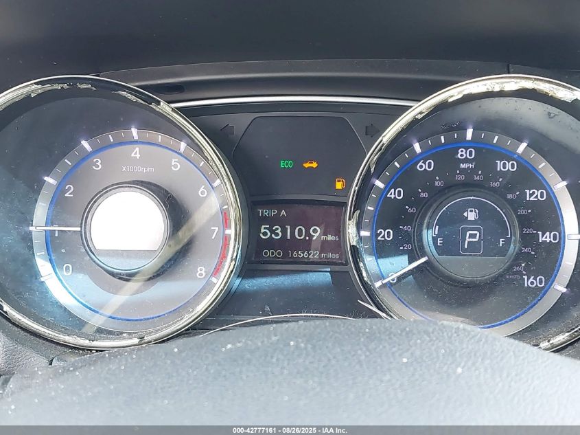 2013 Hyundai Sonata Gls VIN: 5NPEB4ACXDH668722 Lot: 42777161