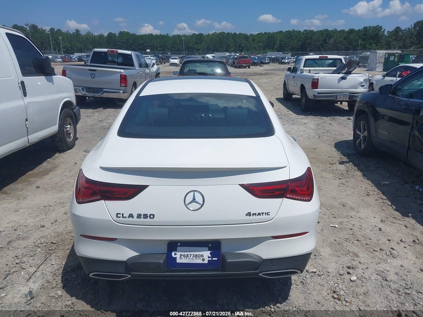 2022 Mercedes-Benz Cla 250 Coupe 4Matic VIN: W1K5J4HBXNN321110 Lot: 42777388
