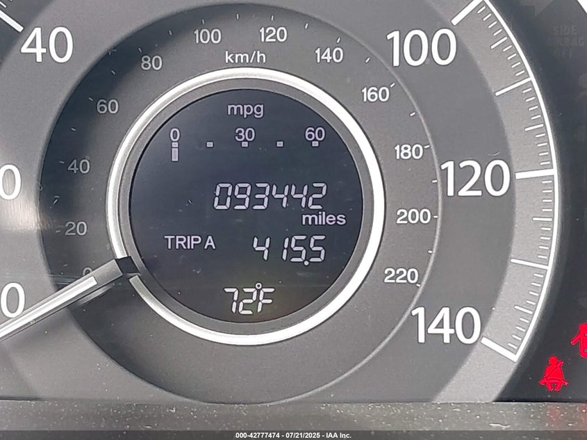 2013 HONDA CR-V EXL - 5J6RM4H70DL024222