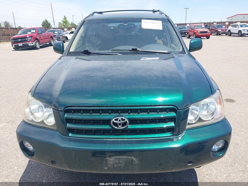 2003 Toyota Highlander Limited V6 VIN: JTEHF21A030126167 Lot: 42778157