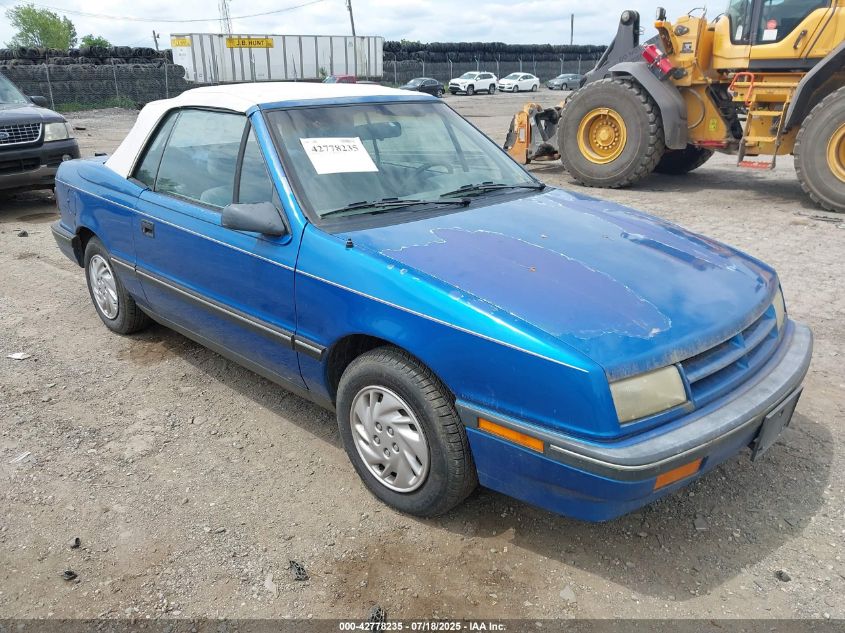 3B3XP45K7NT324599 DODGE SHADOW Photo 1