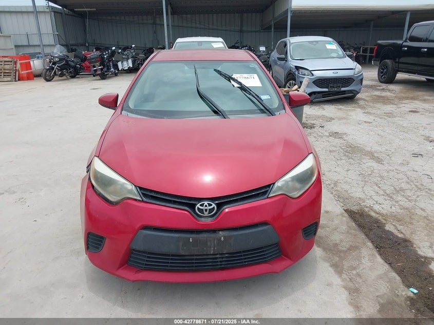 2014 Toyota Corolla Le VIN: 5YFBURHE6EP057186 Lot: 42778671
