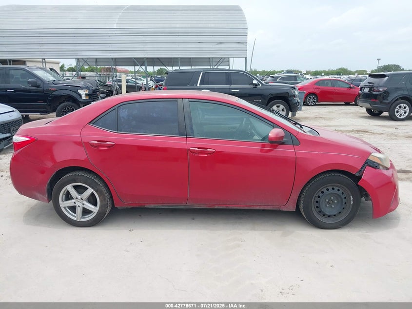 2014 Toyota Corolla Le VIN: 5YFBURHE6EP057186 Lot: 42778671