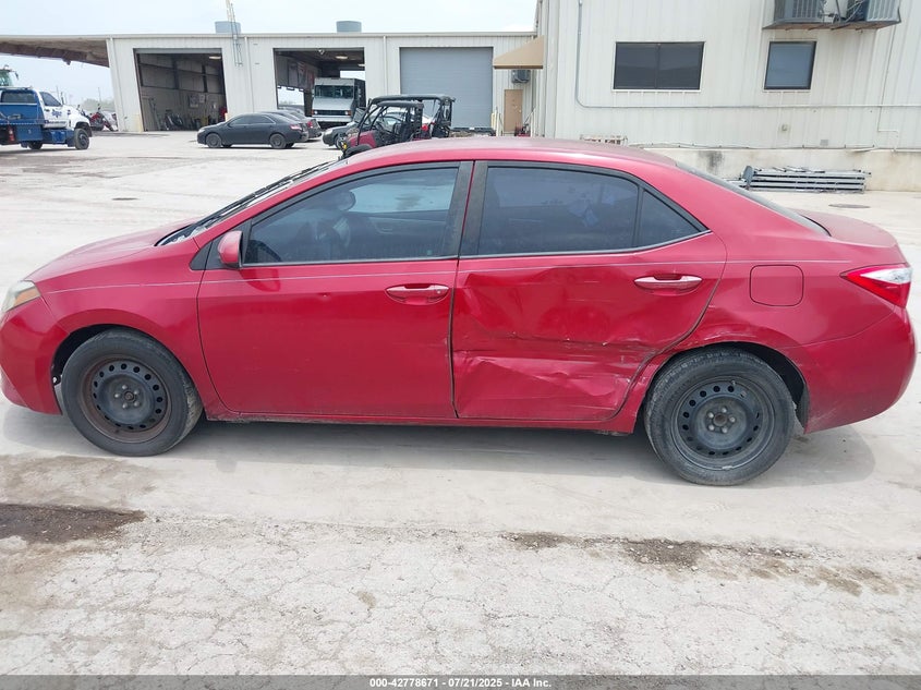 2014 Toyota Corolla Le VIN: 5YFBURHE6EP057186 Lot: 42778671