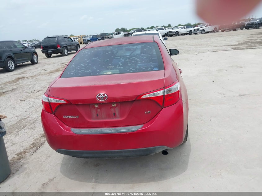 2014 Toyota Corolla Le VIN: 5YFBURHE6EP057186 Lot: 42778671
