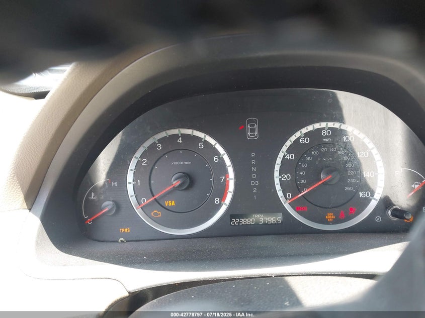 2008 Honda Accord 3.5 Ex-L VIN: 1HGCP36818A012169 Lot: 42778797