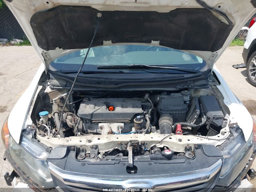 2012 Honda Civic Hf VIN: 2HGFB2F6XCH546303 Lot: 42778855