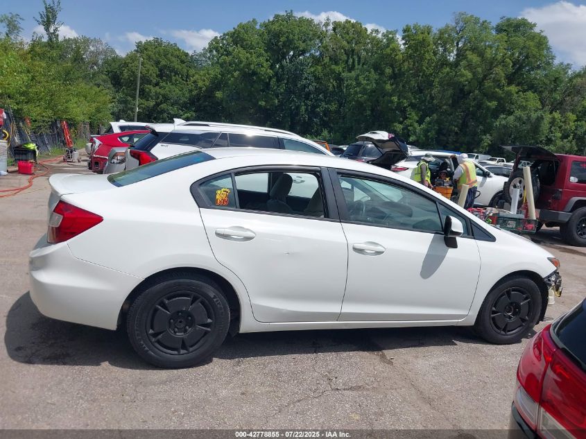 2012 Honda Civic Hf VIN: 2HGFB2F6XCH546303 Lot: 42778855