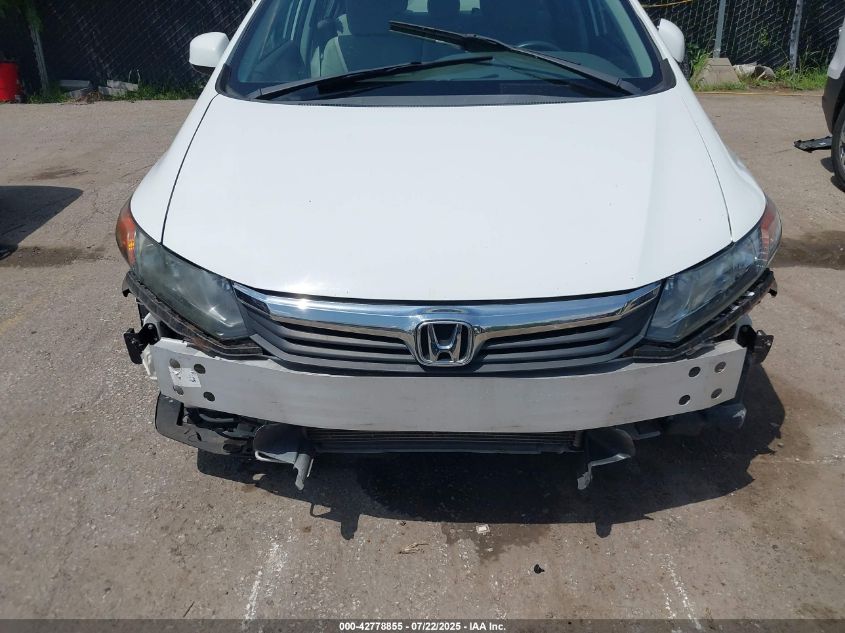 2012 Honda Civic Hf VIN: 2HGFB2F6XCH546303 Lot: 42778855