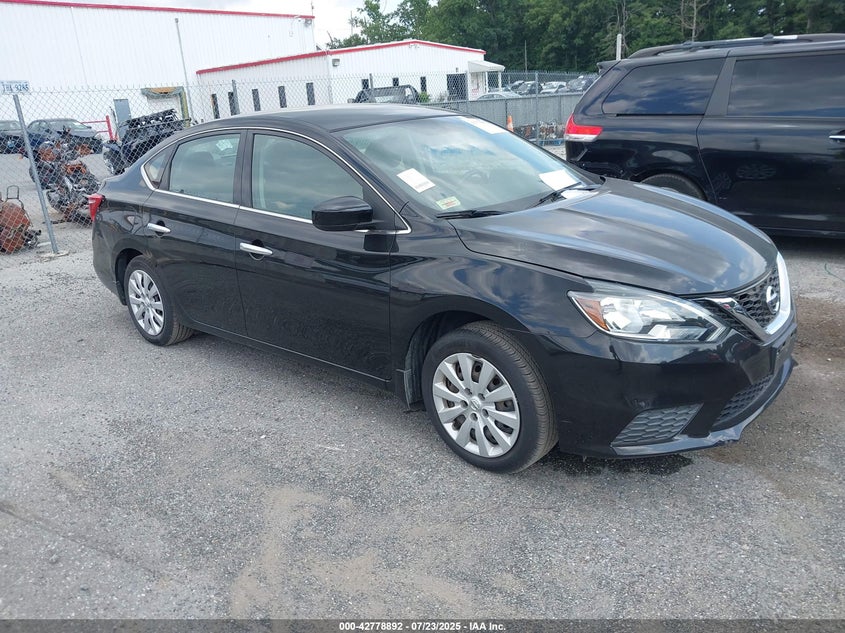 3N1AB7AP5KY403129 2019 Nissan Sentra S auction photo 1