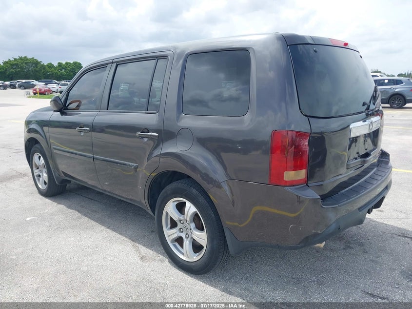 Vin: 5fnyf3h69cb028235, lot: 43272324, honda pilot ex-l 20123