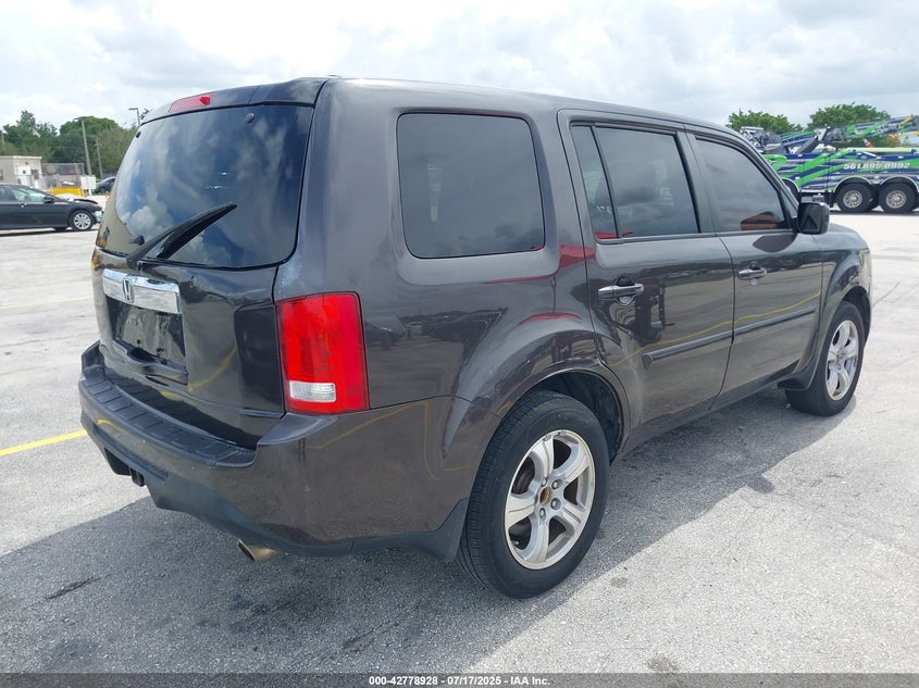 Vin: 5fnyf3h69cb028235, lot: 43272324, honda pilot ex-l 20124