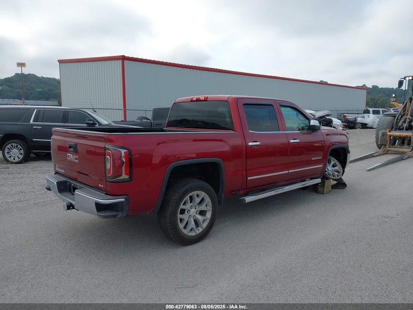 Vin: 3gtu2nec5jg606273, lot: 43272459, gmc sierra 1500 slt 20184