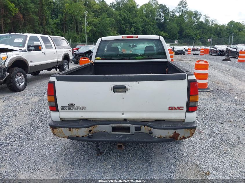 2007 GMC Sierra 1500 Classic Work Truck VIN: 1GTEK19V17Z101882 Lot: 42779205