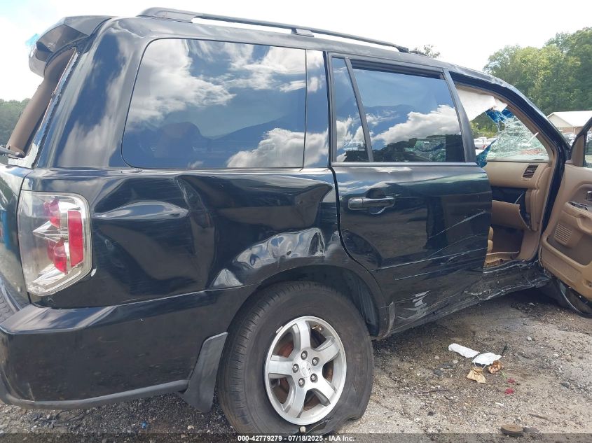 2007 Honda Pilot Ex-L VIN: 5FNYF287X7B004440 Lot: 42779279